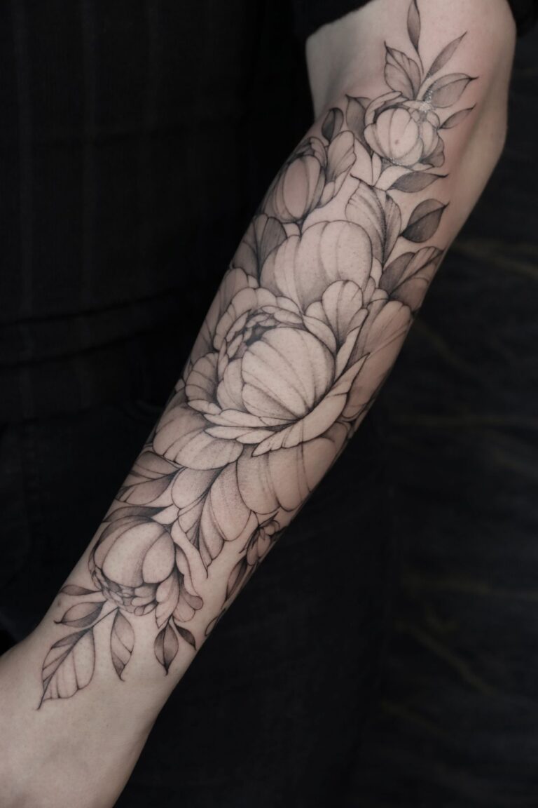 Fineline-Tattoo von Blackout Ink
