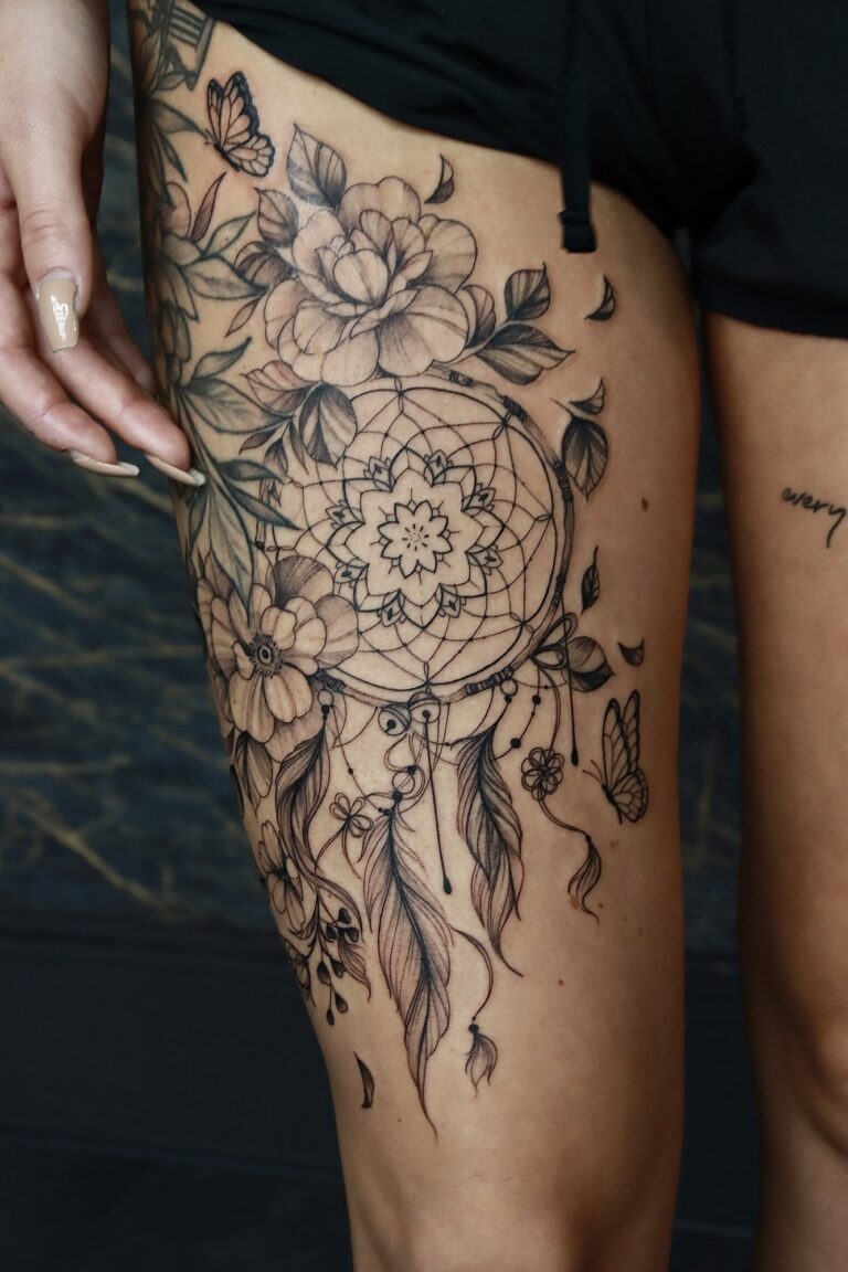 Fineline-Tattoo von Blackout Ink