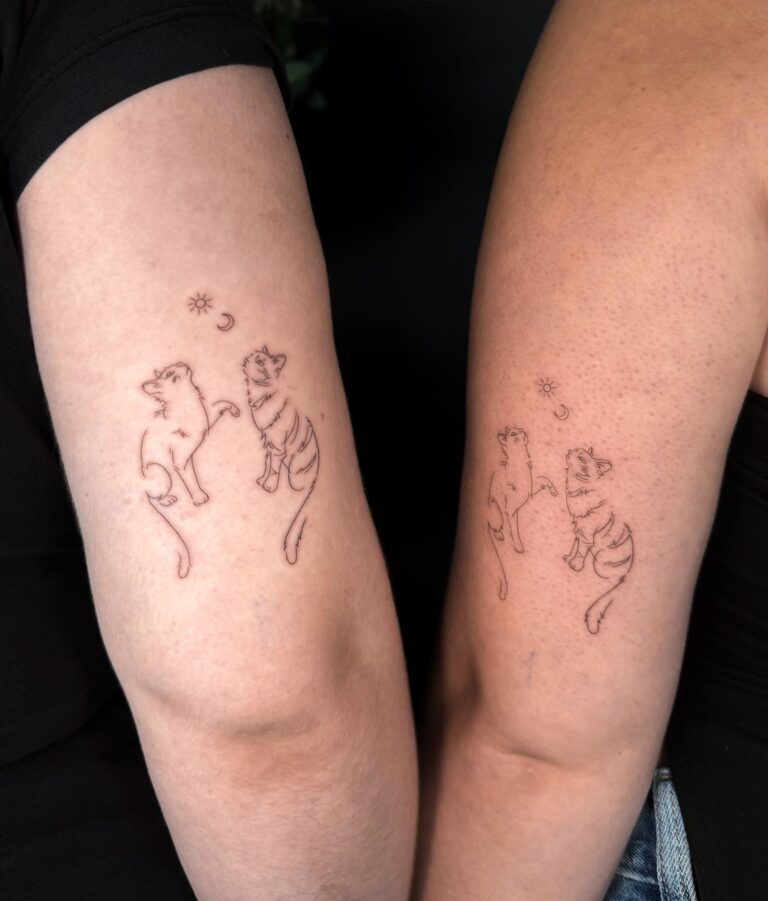 Fineline-Tattoo von Blackout Ink