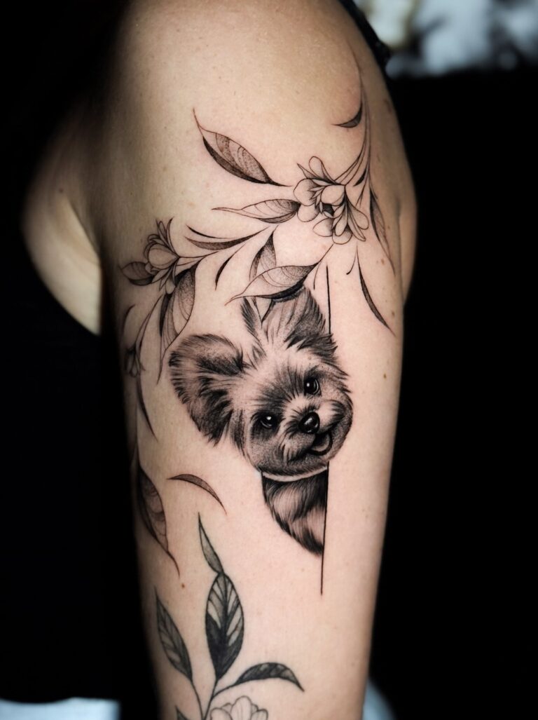 Fineline-Tattoo von Blackout Ink