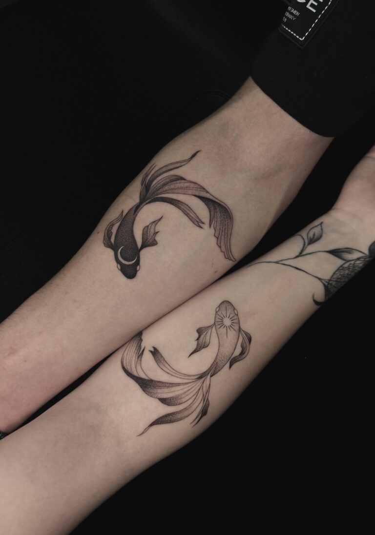 Fineline-Tattoo von Blackout Ink