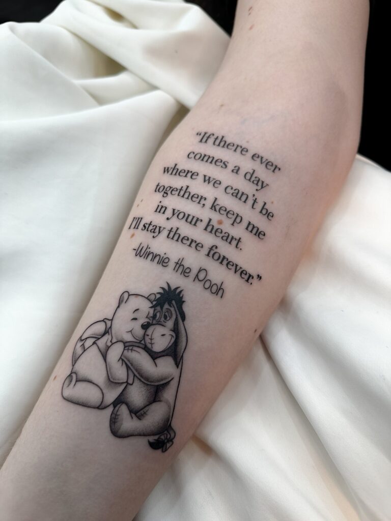 Fineline-Tattoo von Blackout Ink